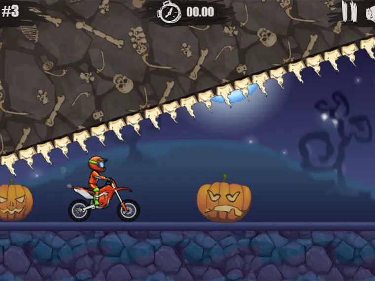 Moto X3M Spooky Land